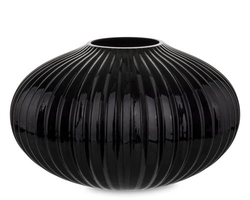 czarny-wazon-szklany-ryflowany-16cm.webp