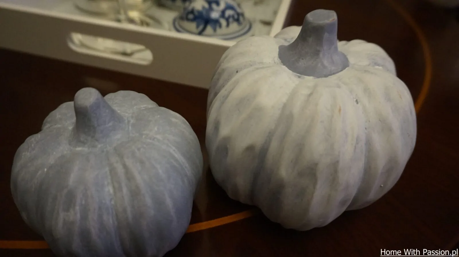 szare dynie ceramiczne