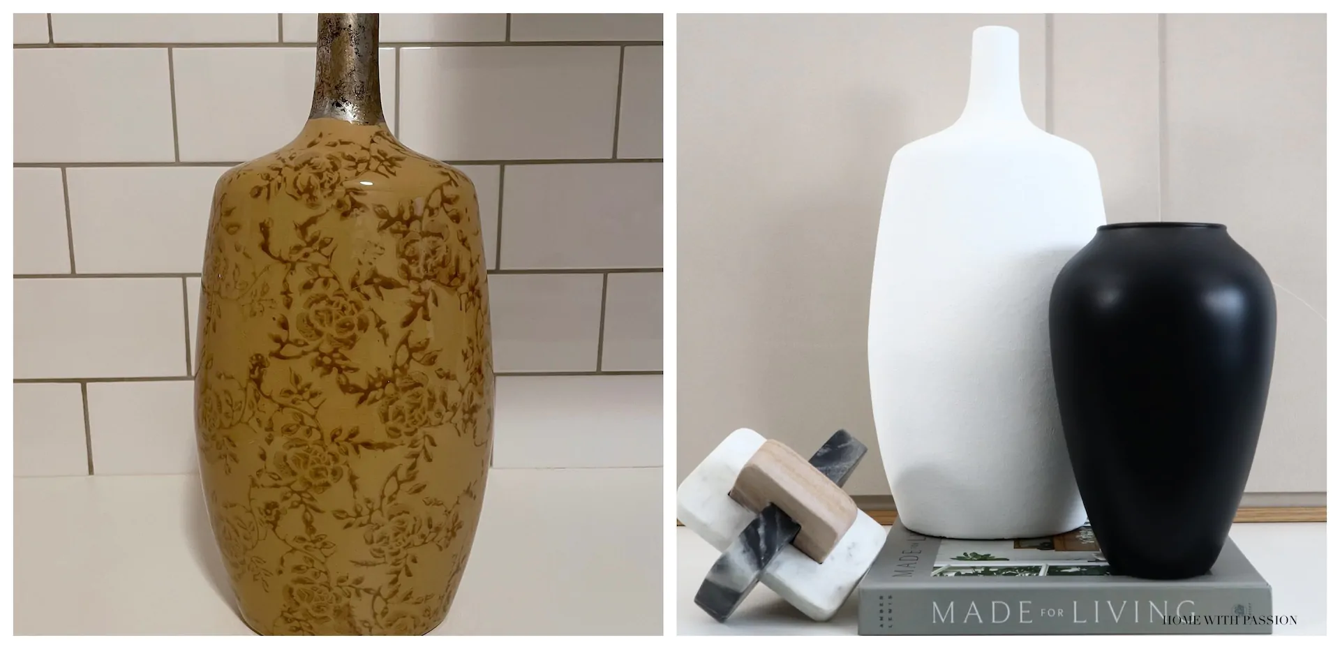 Odnowiony wazon DIY – upcycling wazonu