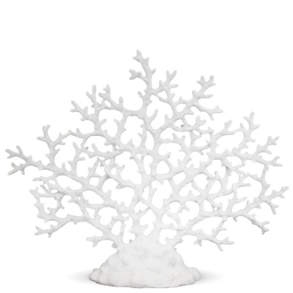 biały koralowiec dekoracja figurka
