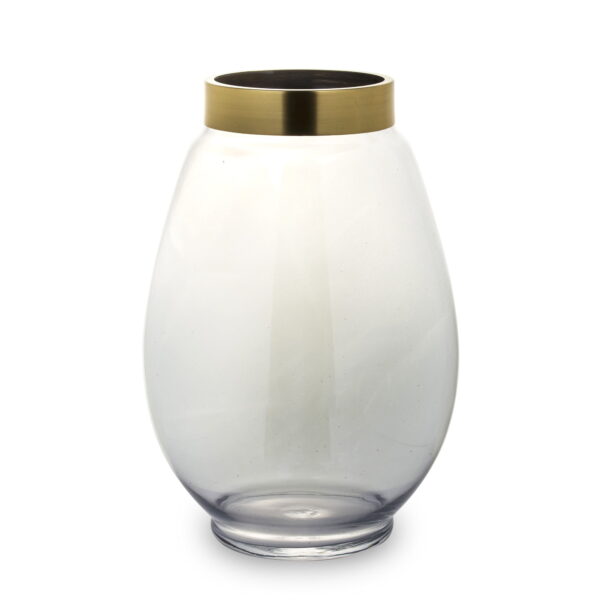 wazon szklany złoty