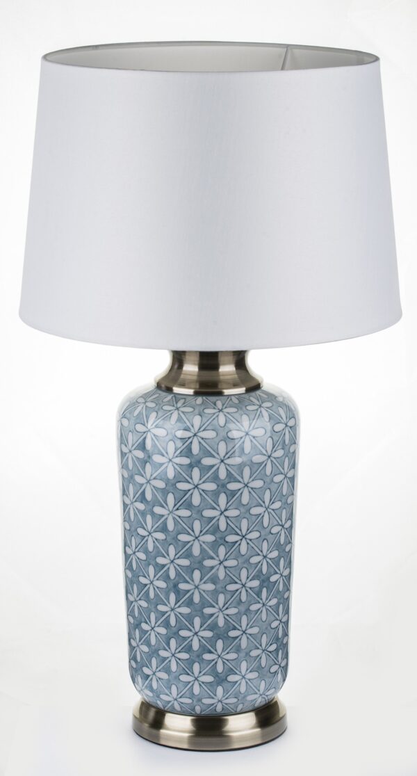 lampa ceramiczna w stylu Hampton